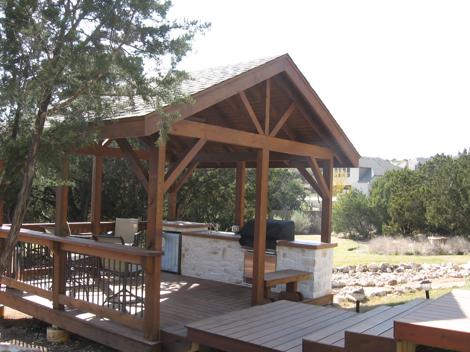 Cedar Outdoor Kitchen