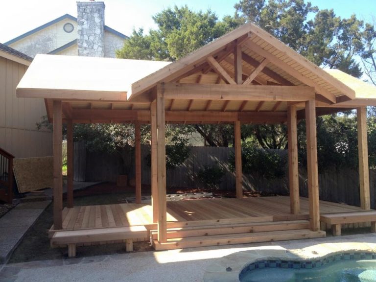 Unique Cedar Patio Cover - Braundera.com