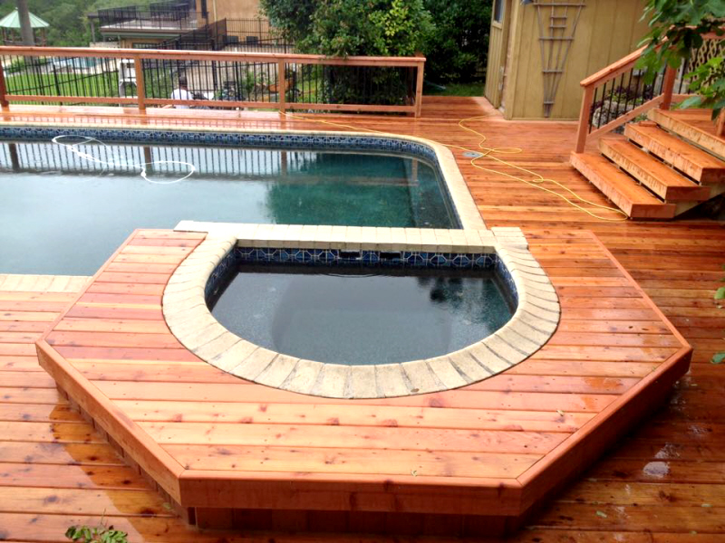 Redwood Pool Deck