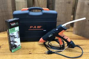 Pam Tool, HB 220, Adhesive, Glue Gun, Hardwood Flooring, Carpet Tack Strip, Remodeling, Interior Wood Trim