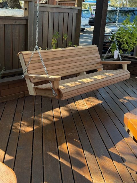 Porch Swings for Christmas!!